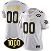 Custom Michigan Wolverines Jersey Name and Number 1000 Wins Patch Football All Stitched White Gold