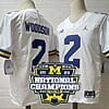 Charles Woodson Jersey #2 Michigan Wolverines Football 2023 National Champions Patch White