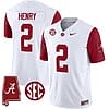 Derrick Henry Jersey #9 Alabama Crimson Tide Vapor Stitched Football Alabama Map Crimson Sleeves
