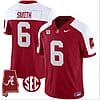 DeVonta Smith Jersey #6 Alabama Crimson Tide Vapor Stitched Football Alabama Map Alternate