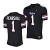 Florida Gators Ricky Pearsall Jersey #1 Alternate Game Black 2023 Salute To Service Uniform