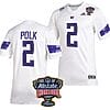 Ja'Lynn Polk Jersey #2 Washington Huskies Allstate Sugar Bowl Patch 2024 College Football White
