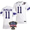 Jalen McMillan Jersey #11 Washington Huskies Allstate Sugar Bowl Patch 2024 College Football White
