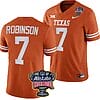 Keilan Robinson Jersey #7 Texas Longhorns Allstate Sugar Bowl Patch 2024 College Football Orange