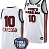 Kamilla Cardoso Jersey #10 South Carolina Gamecocks Basketball 2024 NCAA March Madness Final Four White