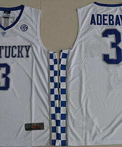 Tyrese Maxey Jersey #3 Kentucky Wildcats NCAA Basketball White