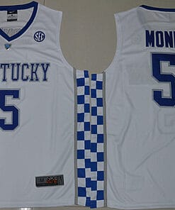 Malik Monk Jersey #5 Kentucky Wildcats NCAA Basketball White