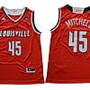 Donovan Mitchell Jersey #45 Louisville Cardinals NCAA Basketball Red
