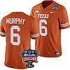 Maalik Murphy Jersey #6 Texas Longhorns Allstate Sugar Bowl Patch 2024 College Football Orange