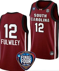MiLaysia Fulwiley Jersey #12 South Carolina Gamecocks Basketball 2024 NCAA March Madness Final Four Garnet