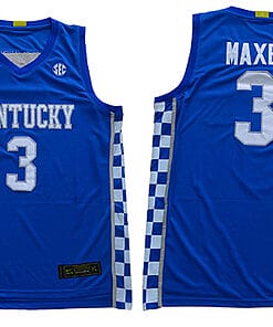 Tyrese Maxey Jersey #3 Kentucky Wildcats NCAA Basketball Blue