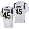 Navy Midshipmen Daba Fofana Jersey #45 College Football 2023 Aer Lingus Classic White Replica