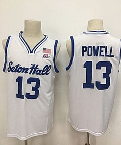 Seton Hall Pirates #13 Myles Powell NCAA Basketball Jersey White