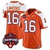 Trevor Lawrence Jersey #16 Clemson Tigers Vapor Limited Champions Patch College Football Stitched Alternate