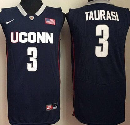 Diana Taurasi Jersey #3 Uconn Huskies NCAA Basketball Blue
