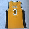Chris Paul Jersey #3 Wake Forest University NCAA Basketball Jersey Yellow