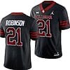 Xavier Robinson Jersey #21 Oklahoma Sooners 2024 College Football Black