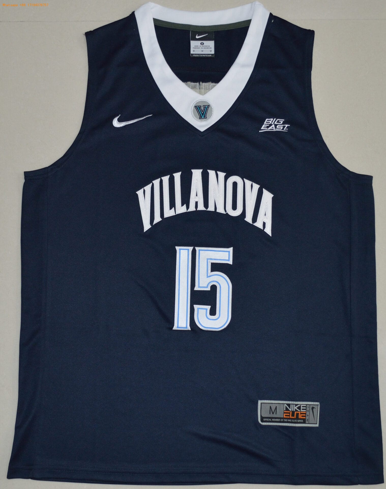 Ryan Arcidiacono Jersey #15 Villanova Wildcats NCAA Basketball Navy - Image 2