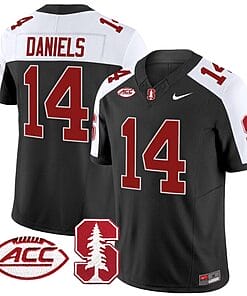 Ashton Daniels Jersey #14 Stanford Cardinal Vapor Limited College Football Stitched Black Alternate