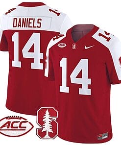 Ashton Daniels Jersey #14 Stanford Cardinal Vapor Limited College Football Stitched Crimson Alternate