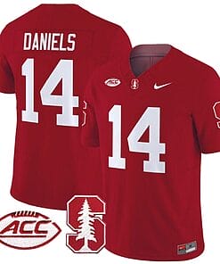 Ashton Daniels Jersey #14 Stanford Cardinal Vapor Limited College Football Stitched Crimson