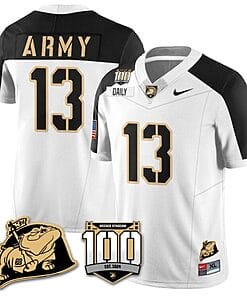 Bryson Daily Jersey #13 Army Black Knights Vapor Limited College Football Stitched White Alternate