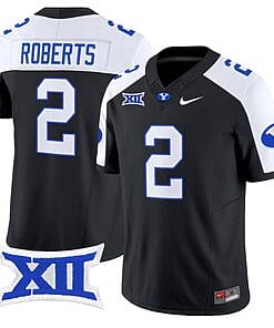 Chase Roberts Jersey #2 BYU Cougars Vapor Limited College Football Stitched Black Alternate