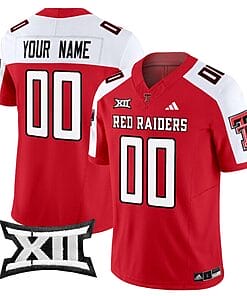 Custom Texas Tech Red Raiders Jersey Name and Number Vapor Limited Football Red Alternate