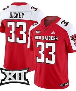 Cameron Dickey Jersey #33 Texas Tech Red Raiders Vapor Limited Football Red Alternate