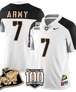 Champ Harris Jersey #7 Army Black Knights Vapor Limited College Football Stitched White Alternate
