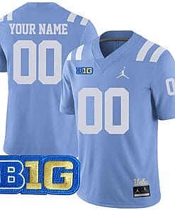 Custom UCLA Bruins Jersey Name and Number College Football Light Blue Alternate All Stitched