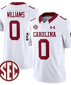 Debo Williams Jersey #0 South Carolina Gamecocks Football 1980 Throwback Vapor Limited White