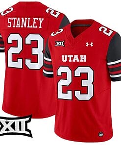 Dijon Stanley Jersey #23 Utah Utes Vapor Limited College Football Stitched Red