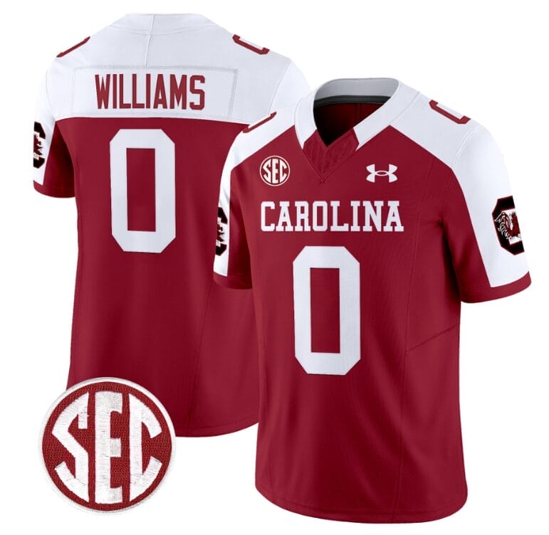 Debo Williams Jersey #0 South Carolina Gamecocks Football 1980 Throwback Vapor Limited Garnet Alternate