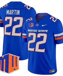 Doug Martin Jersey #22 Boise State Broncos Vapor Limited College Football Stitched Royal