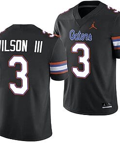 Eugene Wilson III Jersey #3 Florida Gators Alternate College Football 2023-24 Black