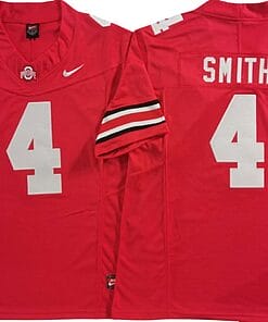 Jeremiah Smith Jersey #4 Ohio State Buckeyes Vapor F.U.S.E. College Football Limited Red