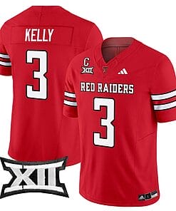 Josh Kelly Jersey #3 Texas Tech Red Raiders Vapor Limited Football Red
