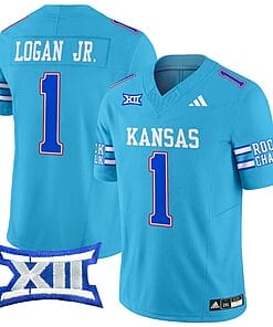 Kenny Logan Jr Jersey #1 Kansas Jayhawks 2024 Vapor College Football Vapor Limited Old Ku