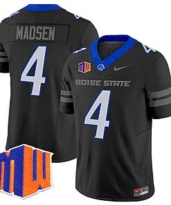 Maddux Madsen Jersey #4 Boise State Broncos Vapor Limited College Football Stitched Black