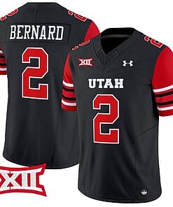 Micah Bernard Jersey #2 Utah Utes Vapor Limited College Football Stitched Black