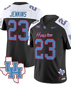 Parker Jenkins Jersey #23 Houston Cougars Oilers Inspired Vapor College Football Limited Stitched Black Alternate