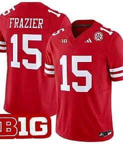 Tommie Frazier Jersey #15 Nebraska Cornhuskers Vapor Limited Football Scarlet