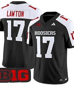 Ty Son Lawton Jersey #17 Indiana Hoosiers Vapor Limited Football Black Alternate