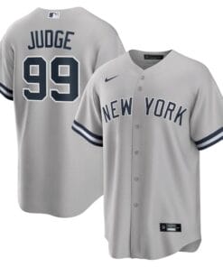 Aaron Judge New York Yankees Gray Jersey - All Stitched