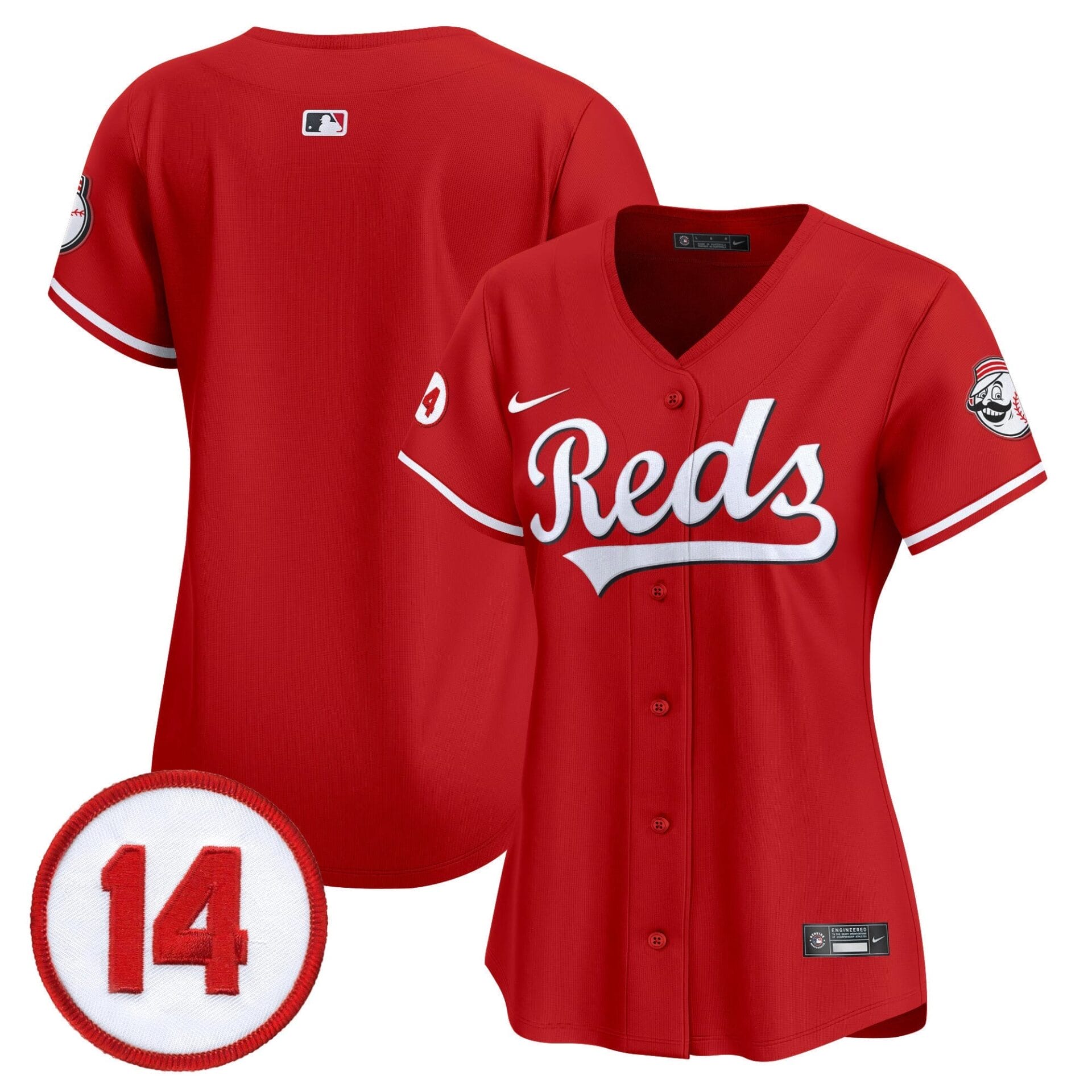 WoCincinnati Reds Pete Rose Patch Vapor Premier Limited Jersey - All Stitched - Image 16