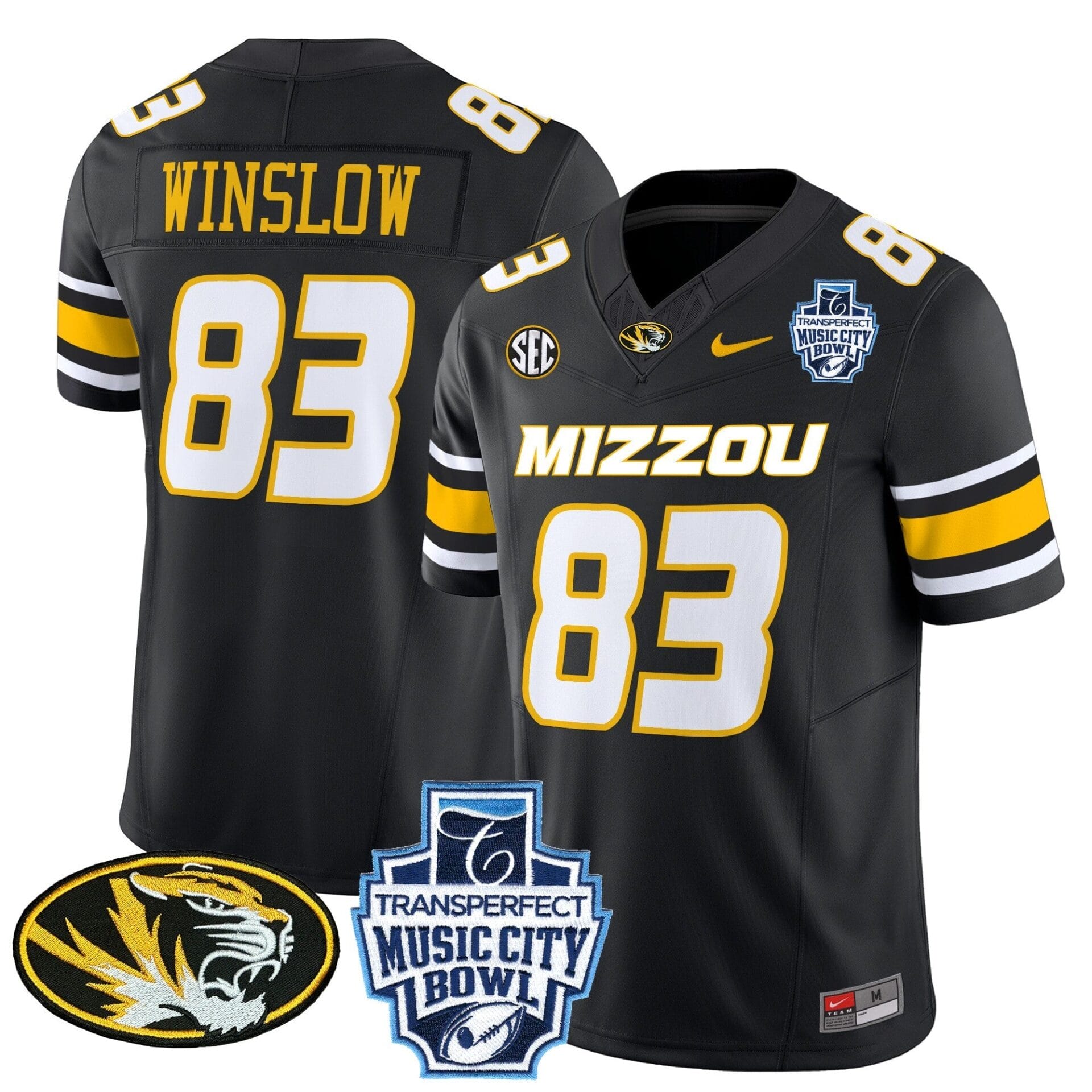 Missouri Tigers 2024 Music City Bowl Vapor Limited Jersey - All Stitched - Image 21