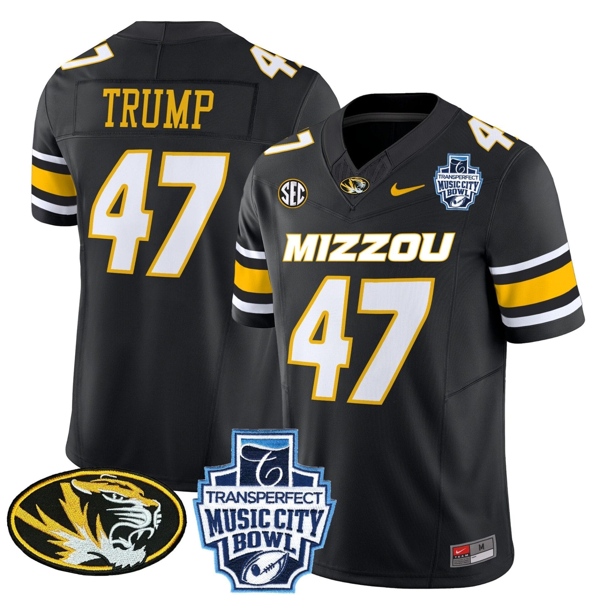 Missouri Tigers 2024 Music City Bowl Vapor Limited Jersey - All Stitched - Image 23