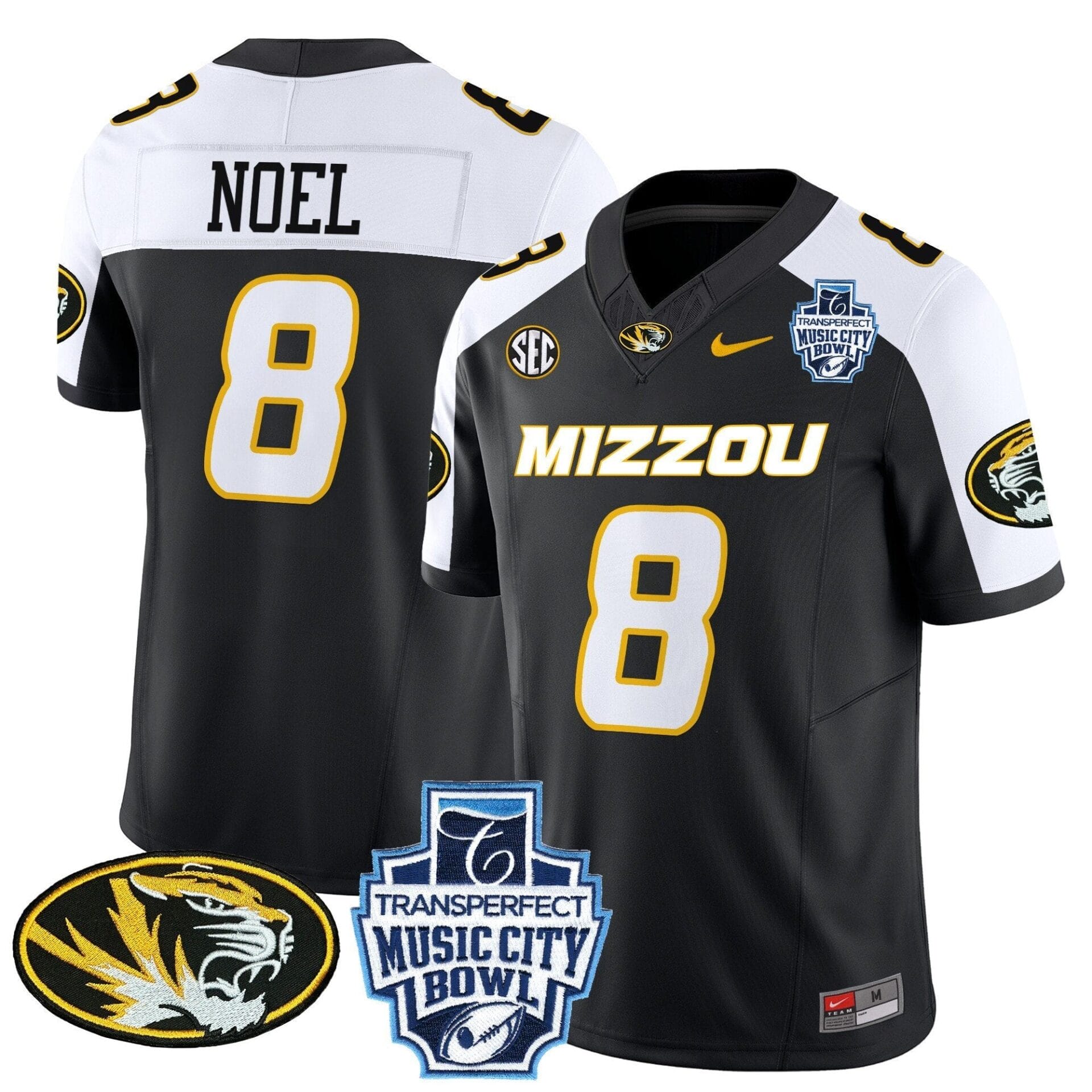 Missouri Tigers 2024 Music City Bowl Vapor Limited Jersey - All Stitched - Image 2