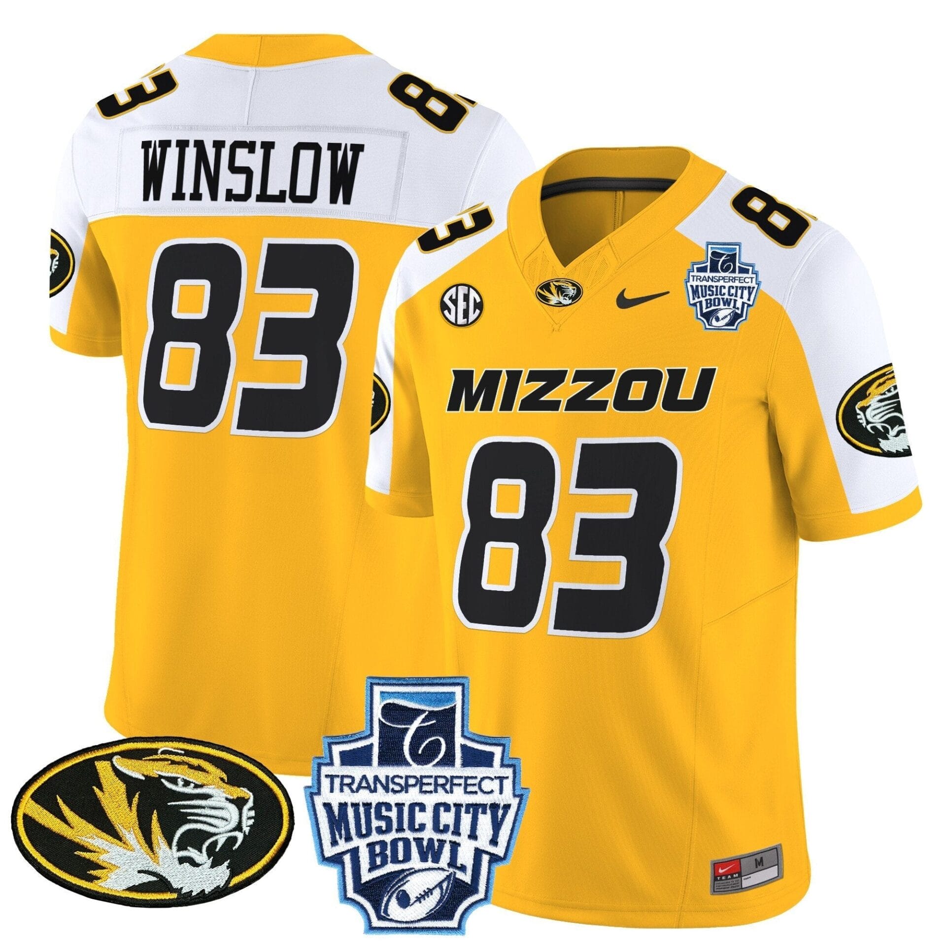 Missouri Tigers 2024 Music City Bowl Vapor Limited Jersey - All Stitched - Image 13